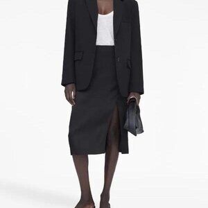 ANINE BING Jolin Midi Skirt with slit